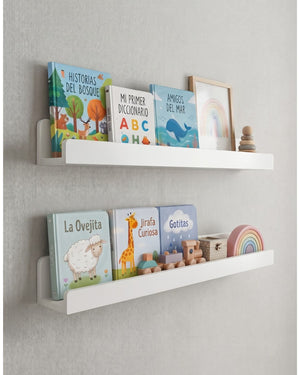 Set 2 Repisas Montessori para libros 60 cm