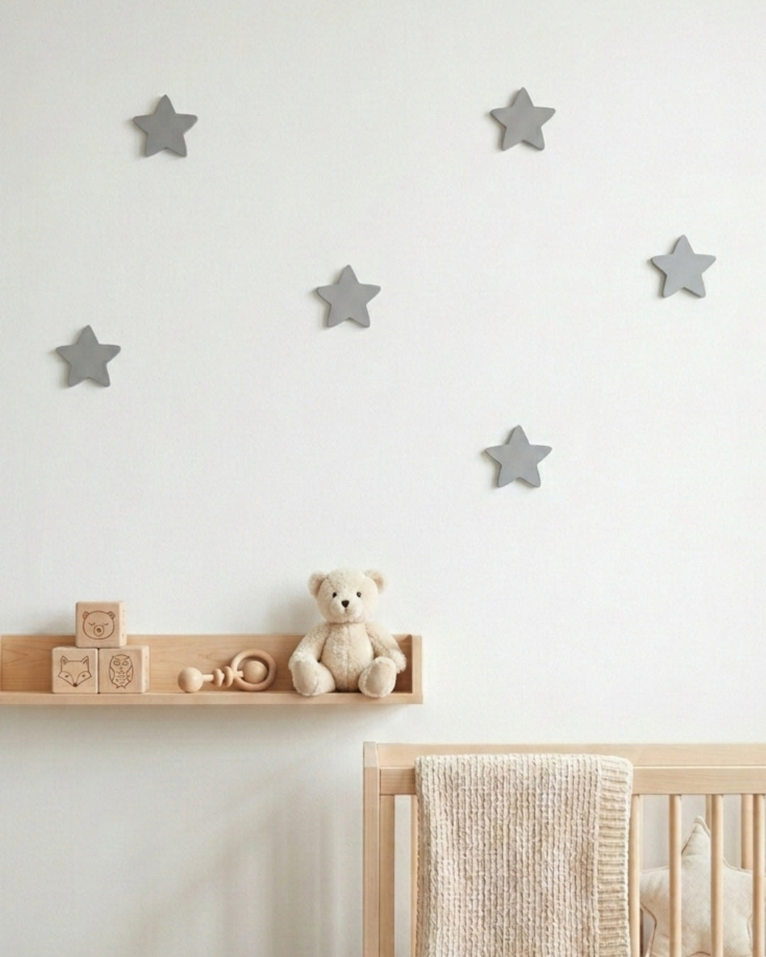 Set de 6 estrellas para pared