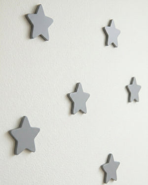 Set de 6 estrellas para pared