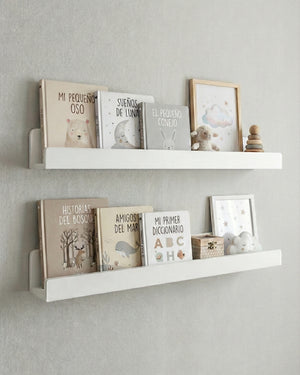 Set 2 Repisas Montessori para libros 60 cm