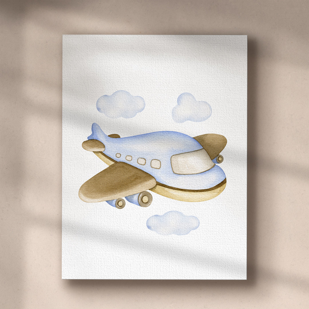 Set 3 cuadros infantiles Canvas Aviones