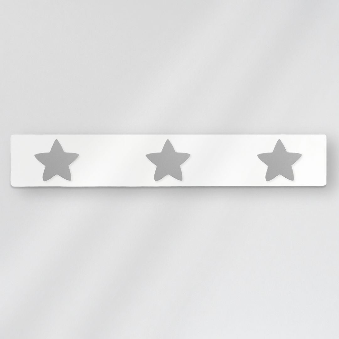 Perchero Infantil de Tres Colgadores Diseño Estrella
