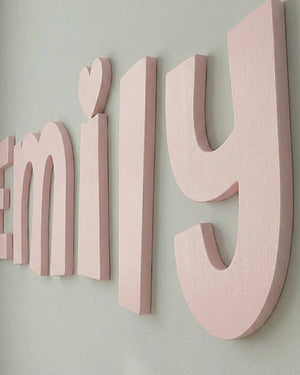 Letras de pared ¨Modelo Cherri¨