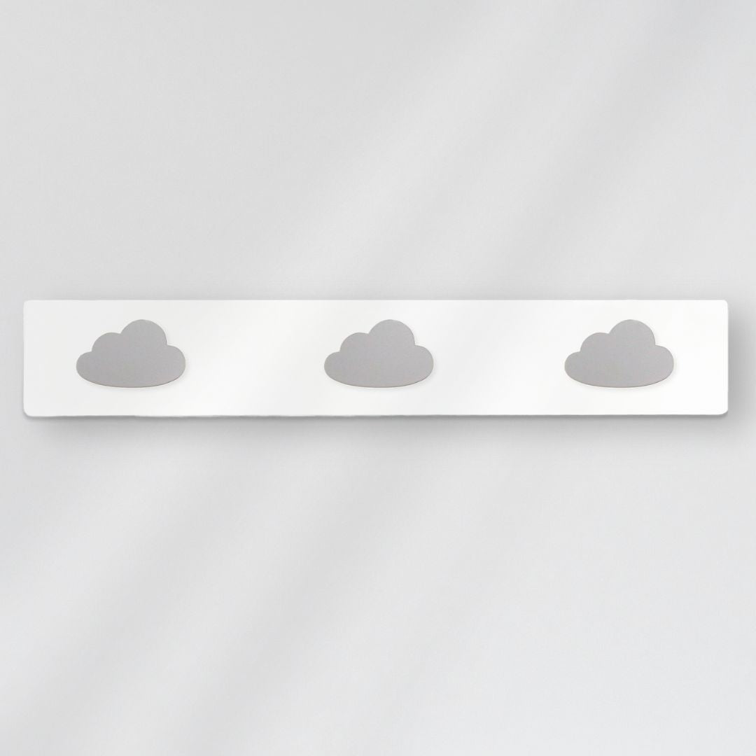 Perchero Infantil de Tres Colgadores Diseño Nube