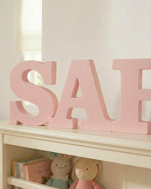 Letras de madera para repisa ¨Modelo Zara¨