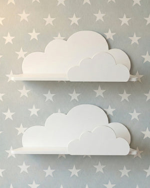 Set 2 Repisas Nube para Cuentos