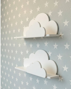 Set 2 Repisas Nube para Cuentos