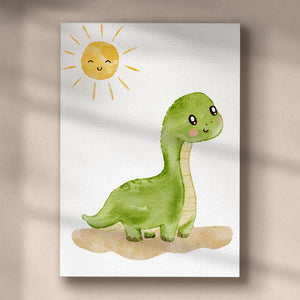 Set 3 cuadros infantiles Canvas Dinosaurios