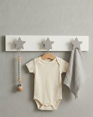 Perchero Infantil de Tres Colgadores Diseño Estrella