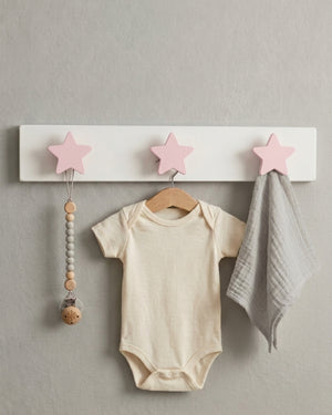 Perchero Infantil de Tres Colgadores Diseño Estrella