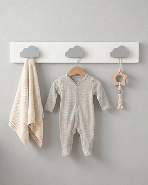 Perchero Infantil de Tres Colgadores Diseño Nube
