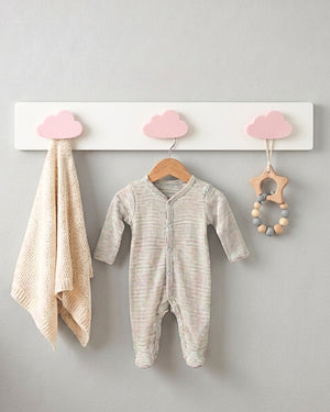 Perchero Infantil de Tres Colgadores Diseño Nube