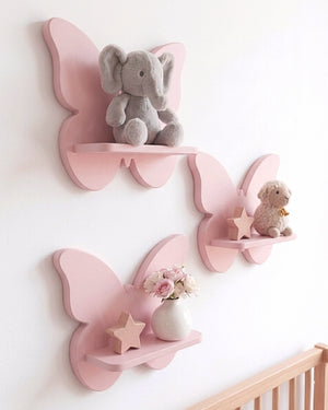 Set 3 Repisas Mariposas