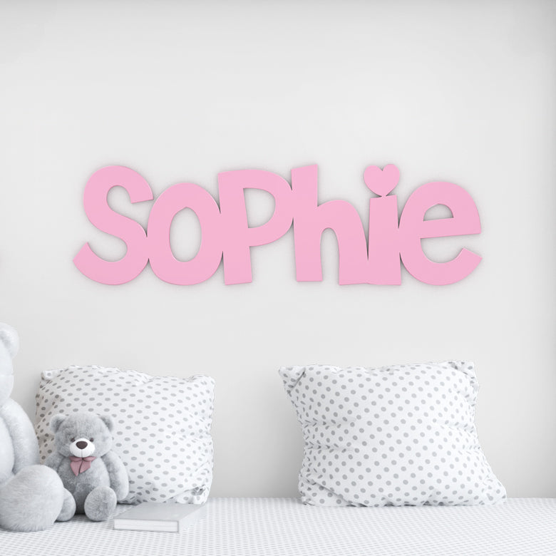 Nombre de pared ¨Modelo Cherri¨