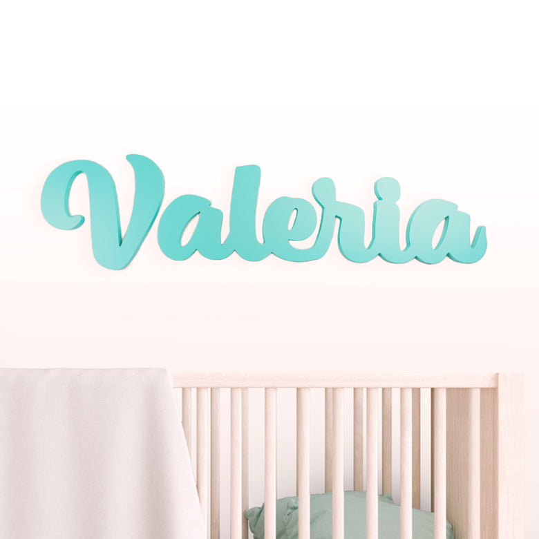 Nombre de pared ¨Modelo Mila¨