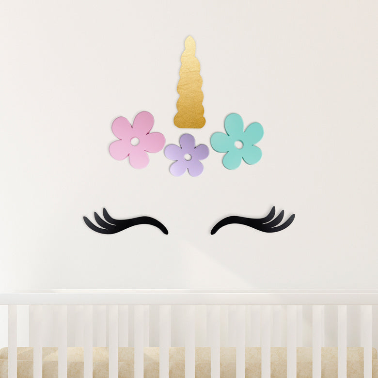 Set Unicornio para pared