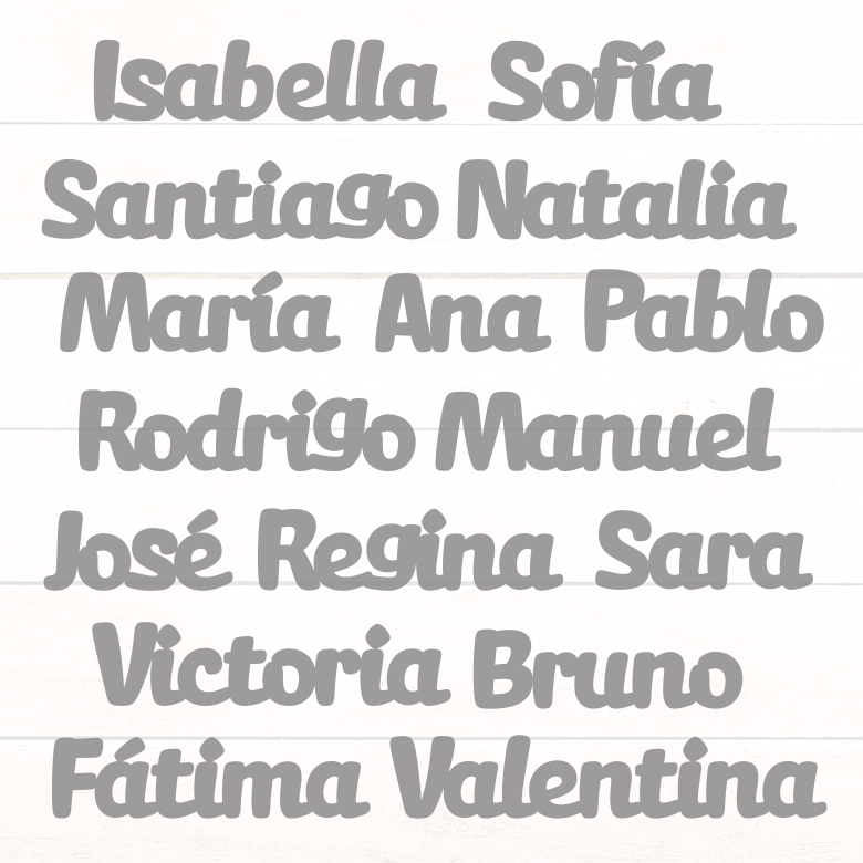 Letrero de madera ¨Modelo Jacob¨ letras decoración repisa infantil ...