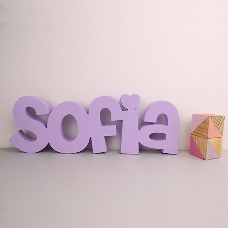 Letrero para repisa ¨Modelo Cherri¨nombre personalizado