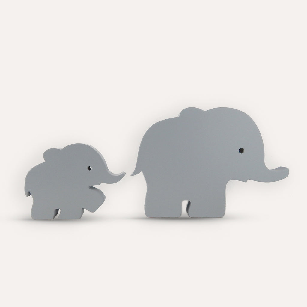 Siluetas de madera ¨Set de elefantes¨